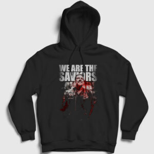 Saviors The Walking Dead Kapşonlu Sweatshirt siyah