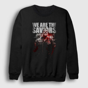 Saviors The Walking Dead Sweatshirt siyah