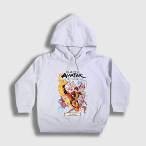 Search Anime Avatar The Last Airbender Çocuk Kapşonlu Sweatshirt beyaz