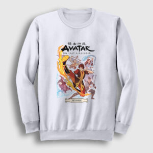 Search Anime Avatar The Last Airbender Sweatshirt beyaz