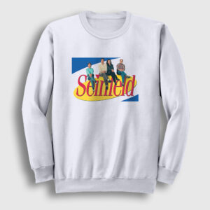 Seinfeld Sweatshirt beyaz