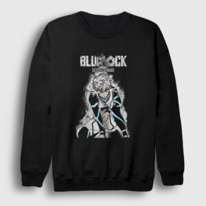 Seishiro Nagi Futbol Soccer Anime Bluelock Sweatshirt siyah