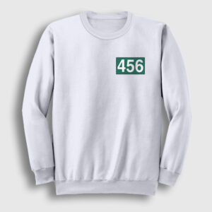 Seong Gi Hun 456 Squid Game Sweatshirt beyaz