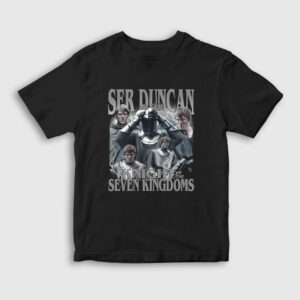 Ser Duncan A Knight Of The Seven Kingdoms Çocuk Tişört siyah