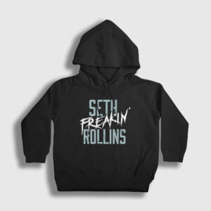 Seth Freakin Rollins Güreş Wwe Çocuk Kapşonlu Sweatshirt siyah