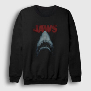 Shark Film Jaws Sweatshirt siyah