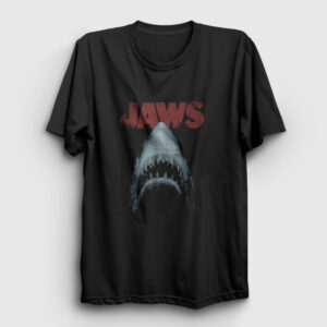 Shark Film Jaws Tişört siyah