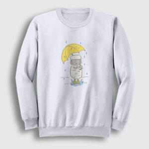 Sheep And Rain Kuzu Sweatshirt beyaz