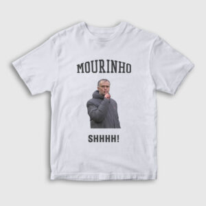 SHHHH Jose Mourinho Çocuk Tişört beyaz