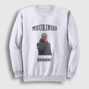 SHHHH Jose Mourinho Sweatshirt beyaz