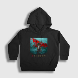 Shogun Dizi Çocuk Kapşonlu Sweatshirt siyah