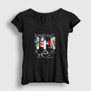 Signs Evanescence Kadın Tişört siyah