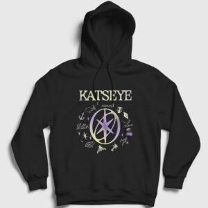 Signs Gnarly K-Pop Katseye Kapşonlu Sweatshirt siyah
