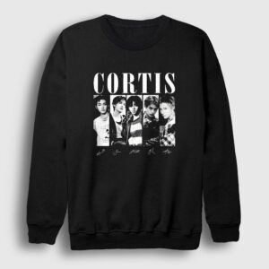 Signs K-Pop Cortis Sweatshirt Siyah