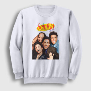 Signs Seinfeld Sweatshirt beyaz