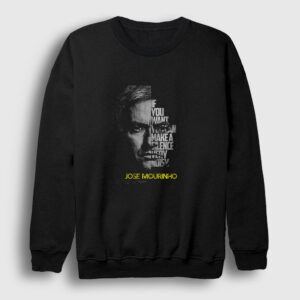 Silence Jose Mourinho Sweatshirt siyah