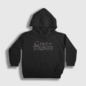 Silver Logo Game Of Thrones Çocuk Kapşonlu Sweatshirt