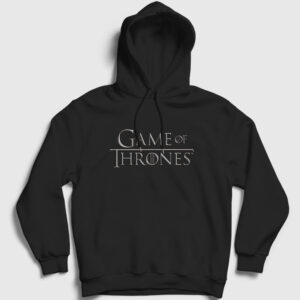 Silver Logo Game Of Thrones Kapşonlu Sweatshirt