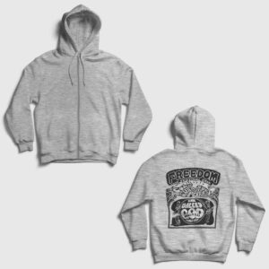 Simon Henriksson Sırt Baskılı Fermuarlı Kapşonlu Sweatshirt