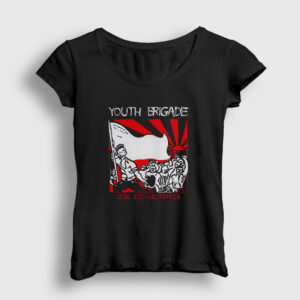 Sink With Kalifornija Youth Brigade Kadın Tişört siyah