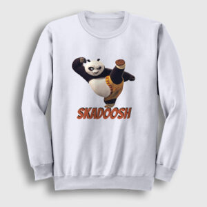 Skadoosh Kung Fu Panda Sweatshirt beyaz