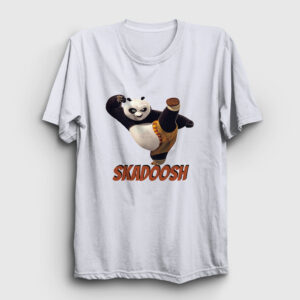 Skadoosh Kung Fu Panda Tişört beyaz