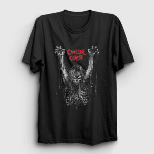 Skeleton Cannibal Corpse Tişört siyah