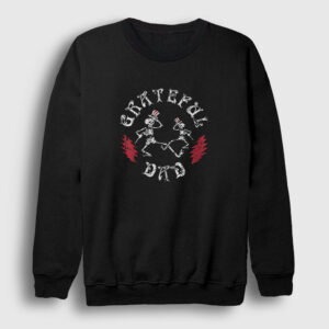 Skeleton Grateful Dead Sweatshirt siyah