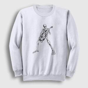 Skeleton Guitarist Music Rock Sweatshirt