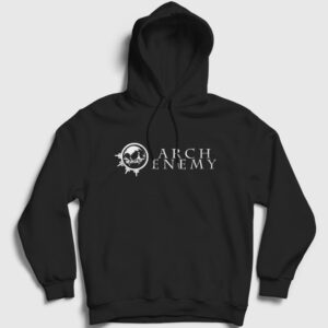 Skull Arch Enemy Kapşonlu Sweatshirt siyah