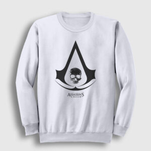 Skull Assassin's Creed Sweatshirt beyaz