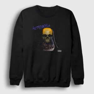 Skull Astroworld Travis Scott Sweatshirt siyah