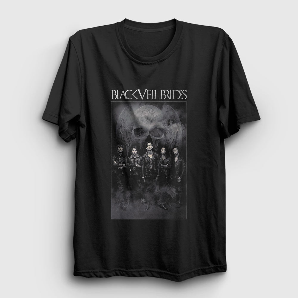 Skull Black Veil Brides Tişört | Presmono