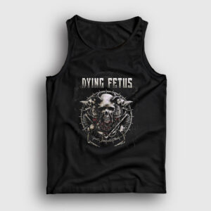 Skull Dying Fetus Atlet siyah