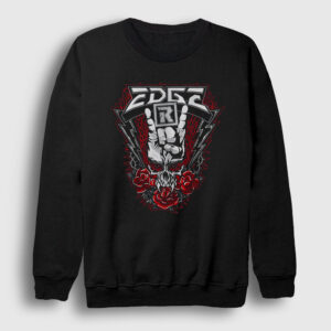 Skull Güreş Wwe Edge Sweatshirt siyah