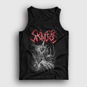 Skull Metal Skinless Atlet siyah