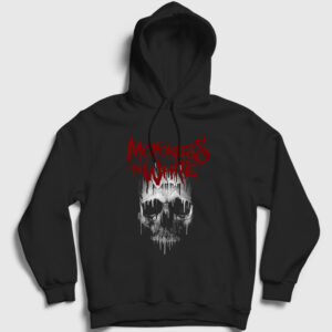 Skull Motionless In White Kapşonlu Sweatshirt siyah
