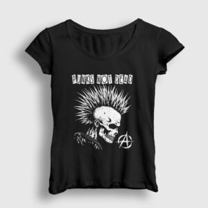 Skull Müzik Punks Not Dead Kadın Tişört