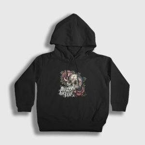 Skull Pierce The Veil Çocuk Kapşonlu Sweatshirt siyah