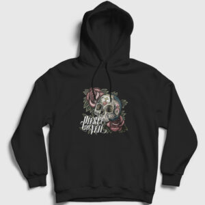 Skull Pierce The Veil Kapşonlu Sweatshirt siyah