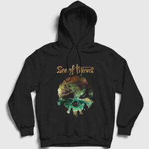 Skull Sea Of Thieves Kapşonlu Sweatshirt