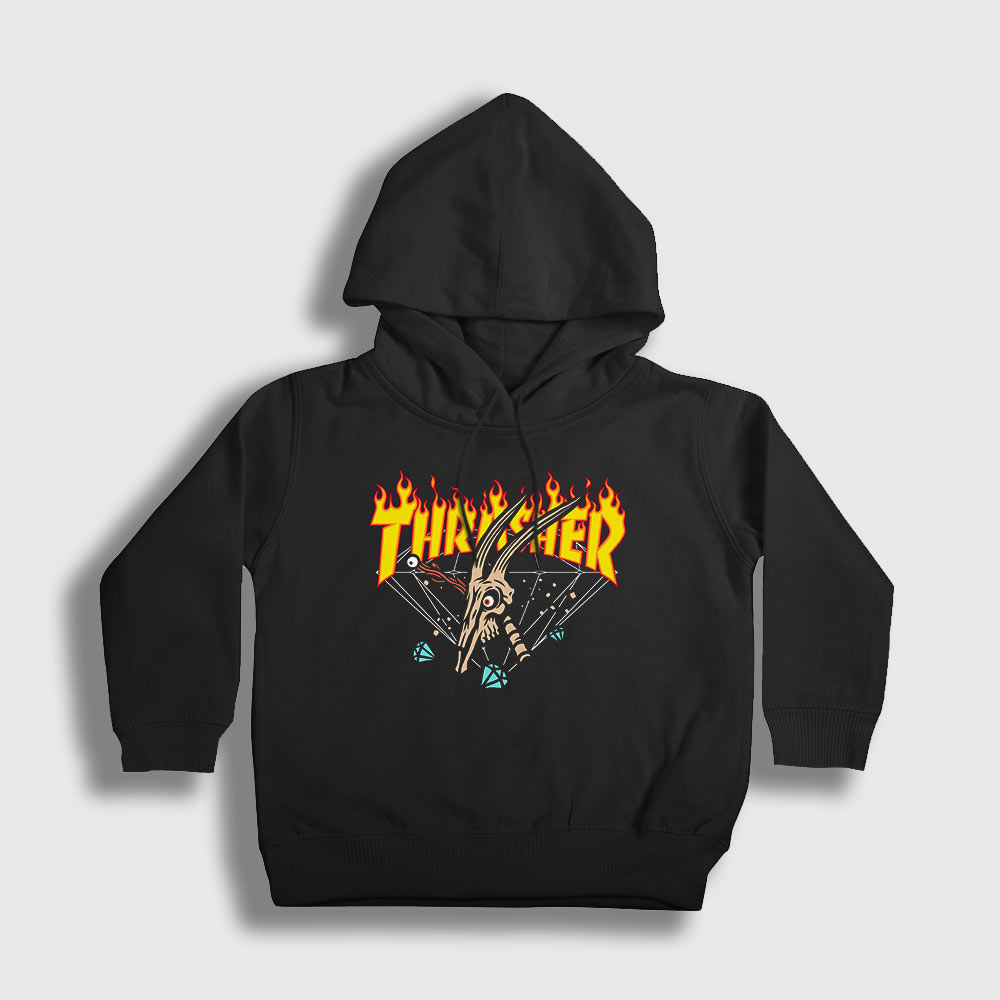 Skull Thrasher Çocuk Kapşonlu Sweatshirt