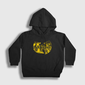 Skull Wu Tang Clan Çocuk Kapşonlu Sweatshirt