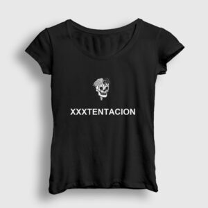 Skull XXXTentacion Kadın Tişört siyah