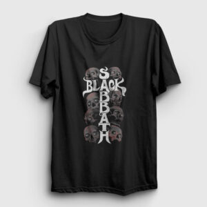 Skulls Black Sabbath Tişört siyah