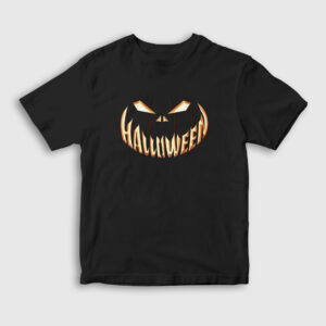 Smile Halloween Cadılar Bayramı Çocuk Tişört siyah