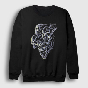 Smoke Skulls Duman Kurukafalar Sweatshirt siyah