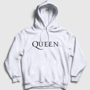 Solo Queen Kapşonlu Sweatshirt beyaz