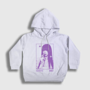 Sophia K Pop Katseye Çocuk Kapşonlu Sweatshirt beyaz