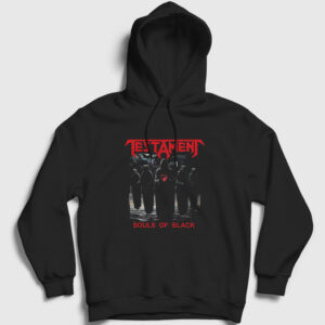 Souls Testament Kapşonlu Sweatshirt siyah